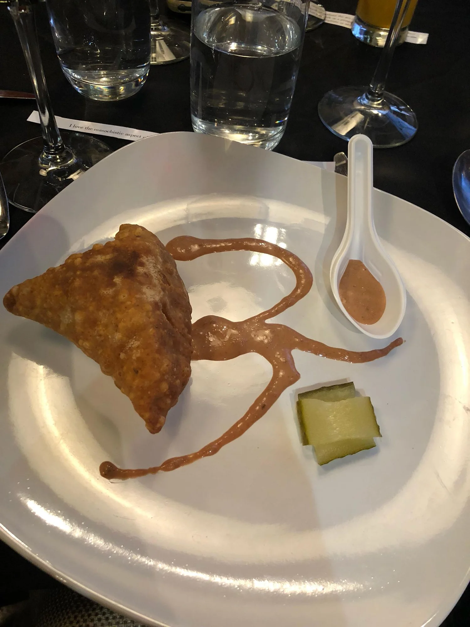 Yes, Reservations — photograph from the evening