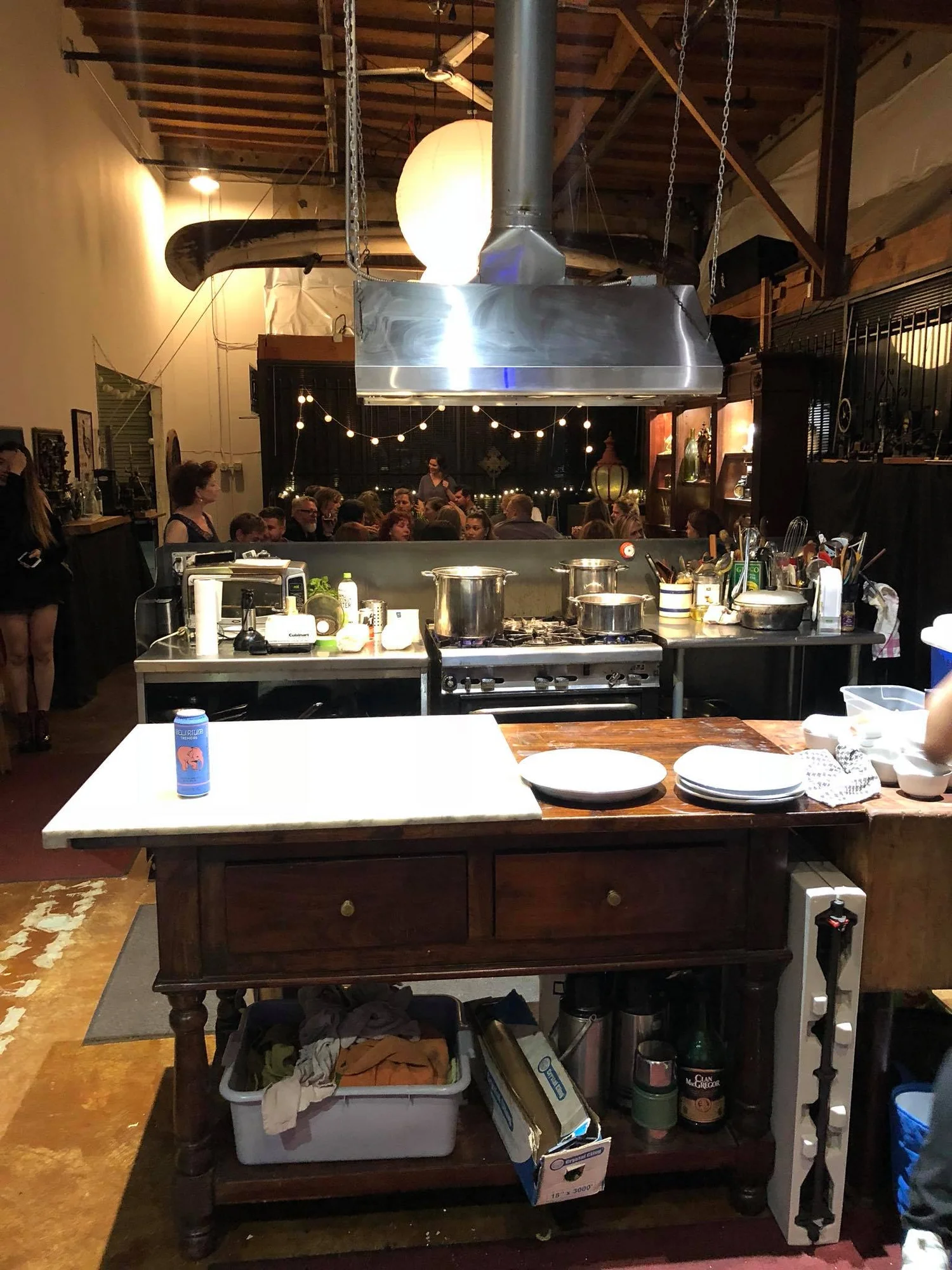 Yes, Reservations — photograph from the evening
