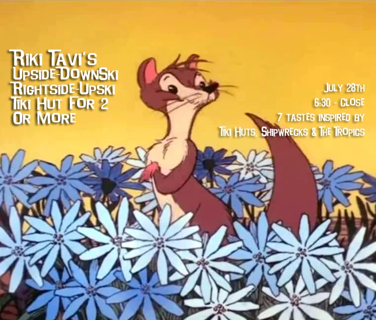 Riki Tiki Tavi’s Tiki Hut event poster