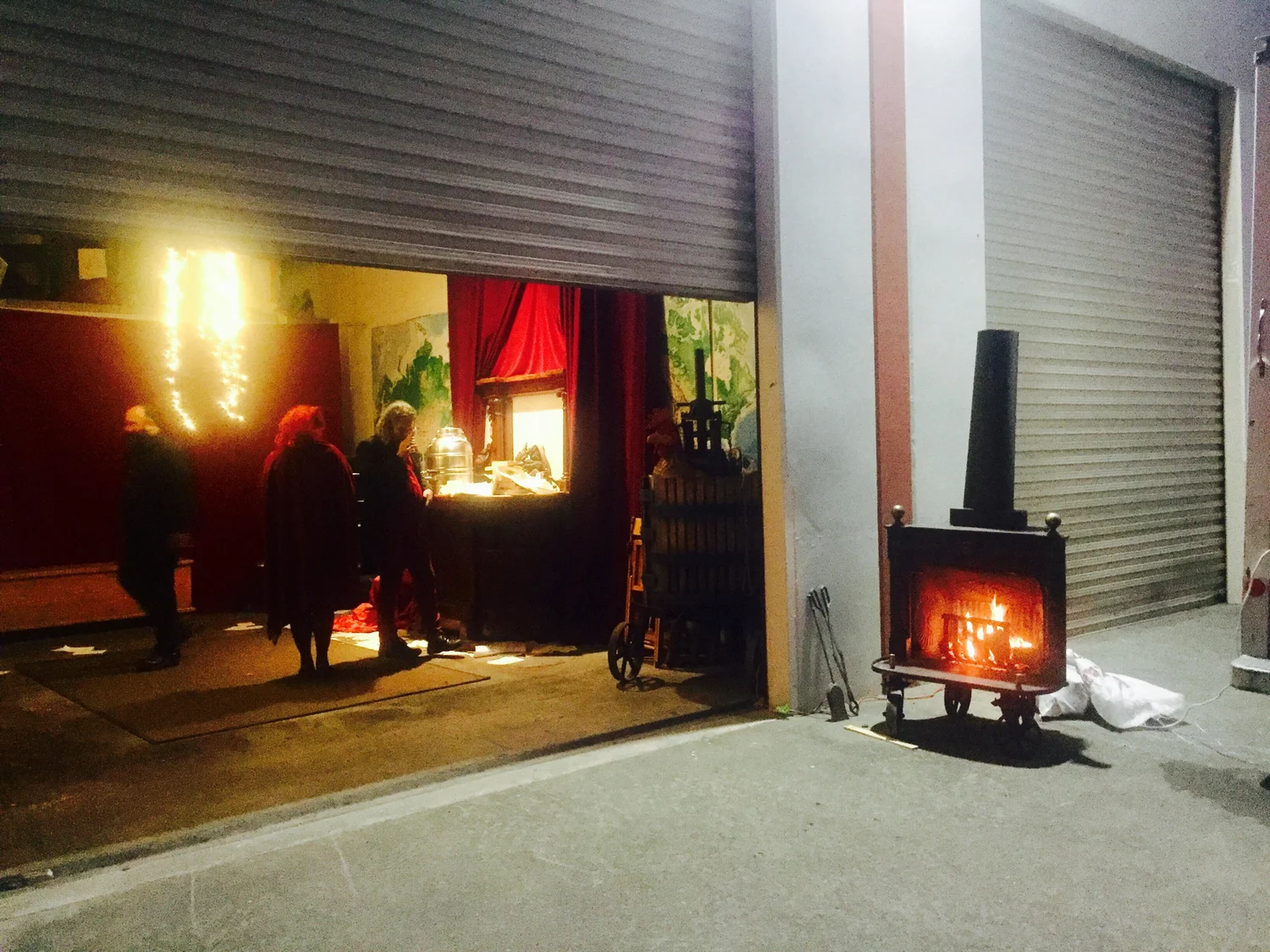 The Cook, The Thief, His Wife & Her Lover — photograph from the evening